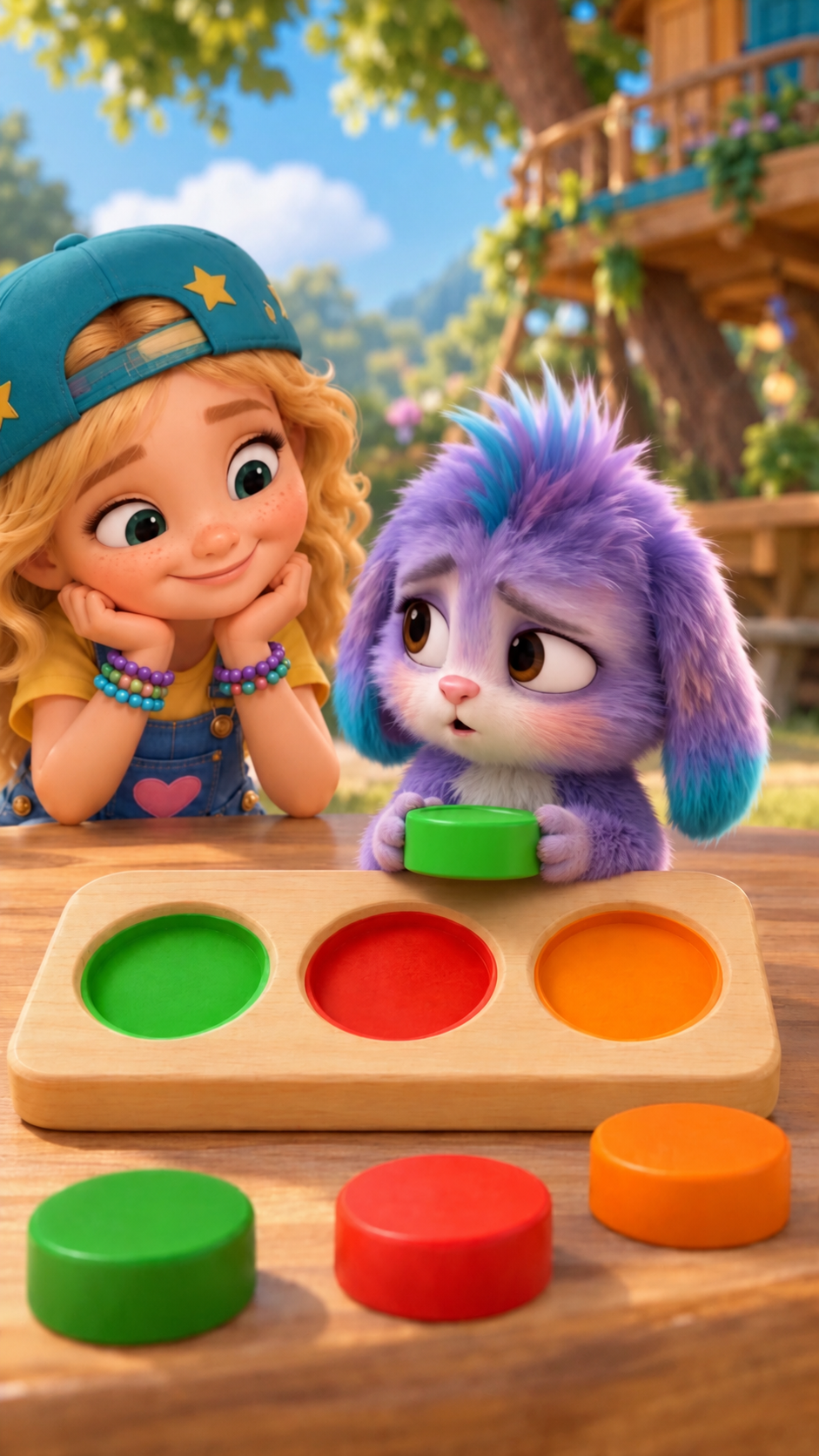 A colorful hands-on color learning activity with Pip